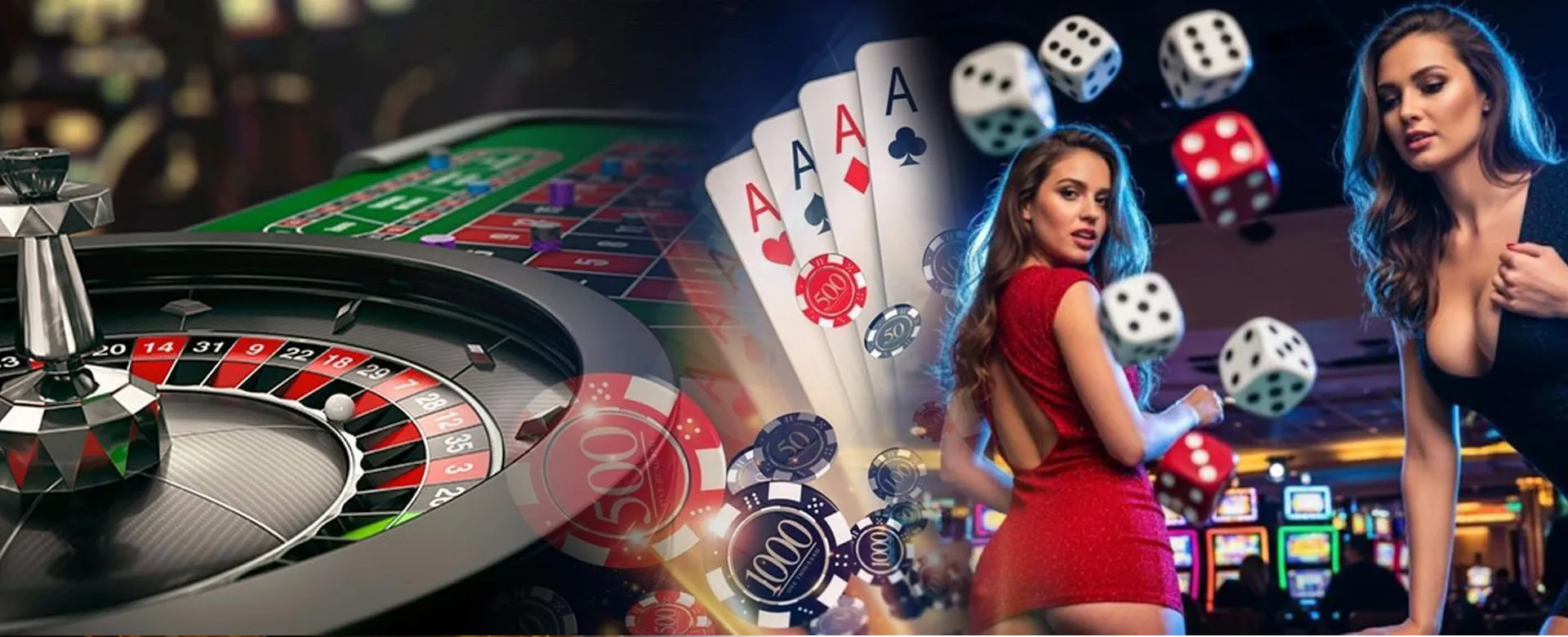 Dynamic yy777.com online casino background with bright lights and slot machines